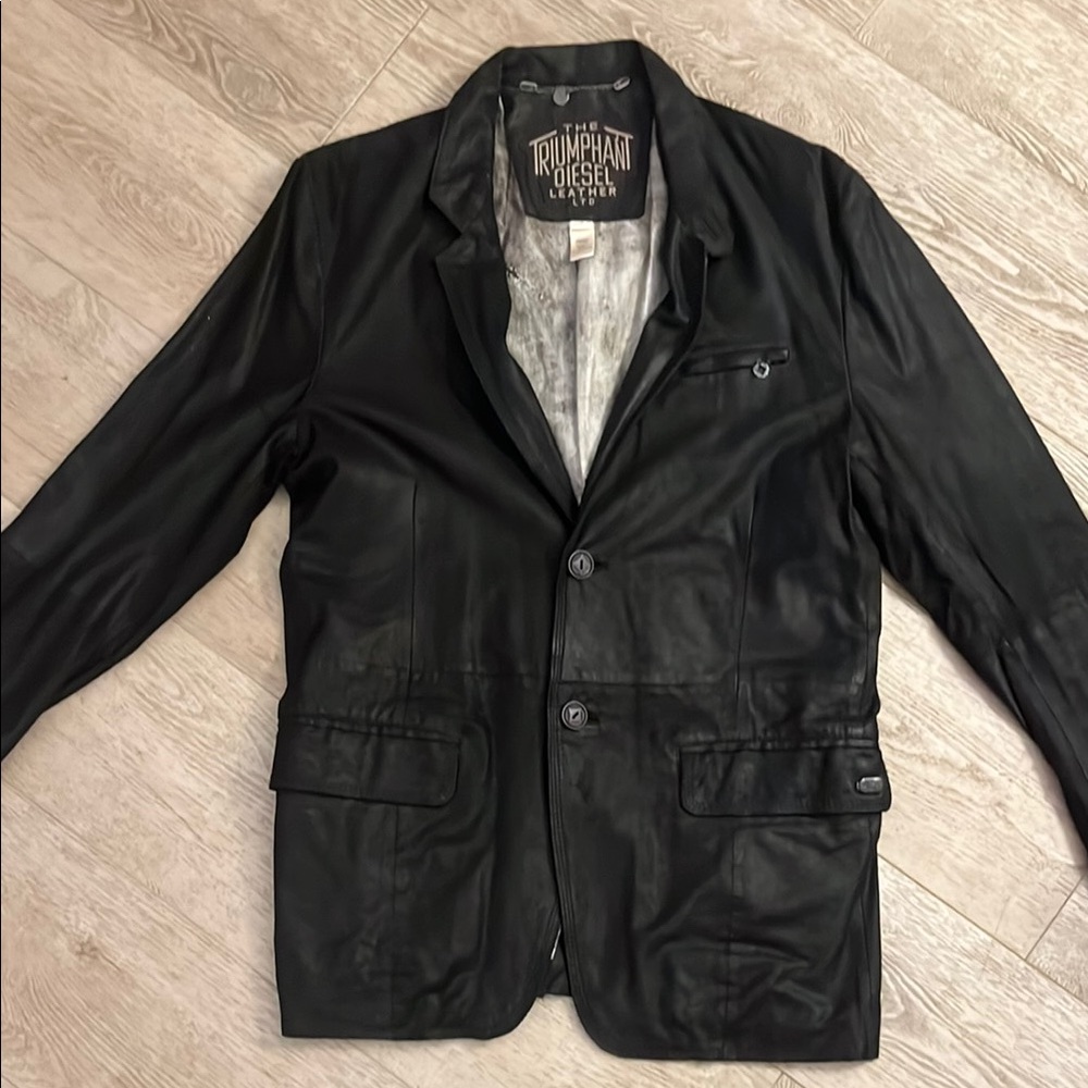 Diesel Leather Coat